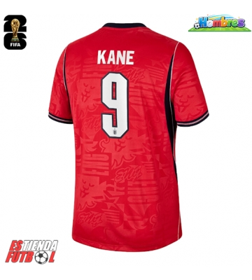 Inglaterra Harry Kane #9 Segunda Equipación Mundial 2026 Manga Corta